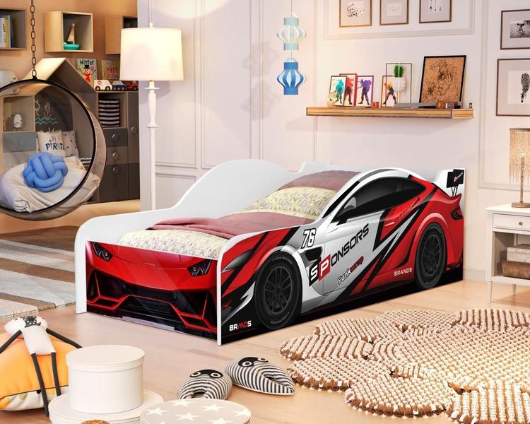 Imagem de Cama Carro Infantil Vermelho Full