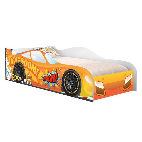 Imagem de Cama Carro Kaboom Laranja Solteiro Com Colchão