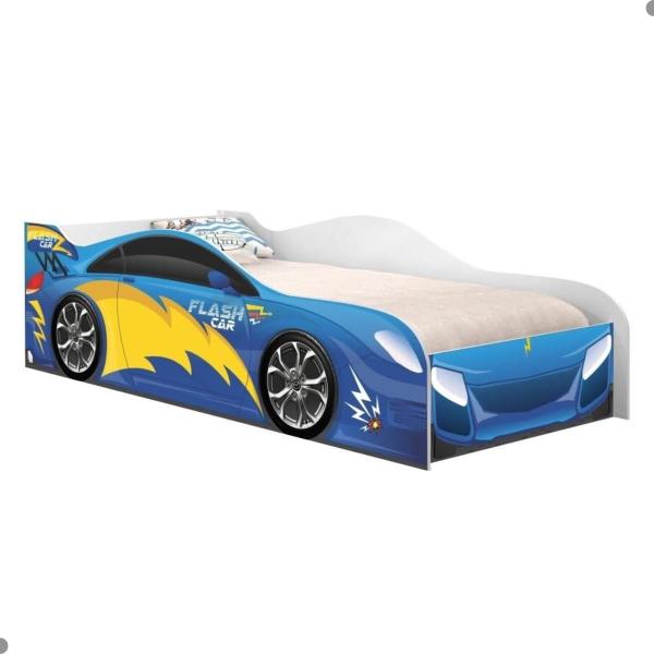 Imagem de Cama Carro Menino Azul Solteiro