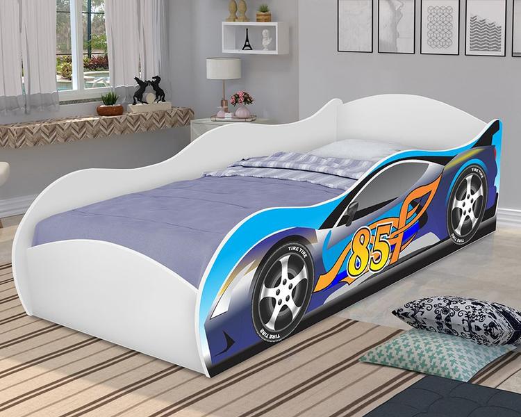 Imagem de Cama carro móveis para quarto infantil meninos