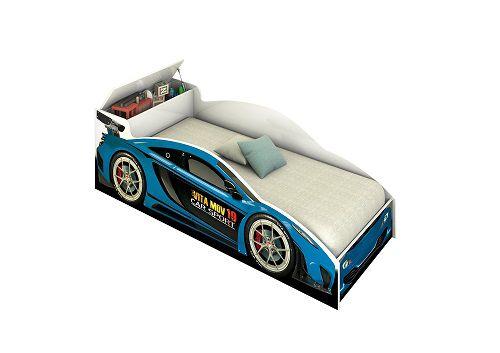Cama Carro Solteiro Azul Vitamov Imagem de Cama Carro Solteiro Azul Vitamov