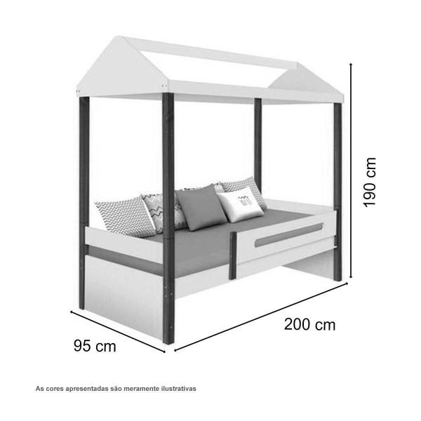 Imagem de Cama Casa Solt. Lara Branco/Mel