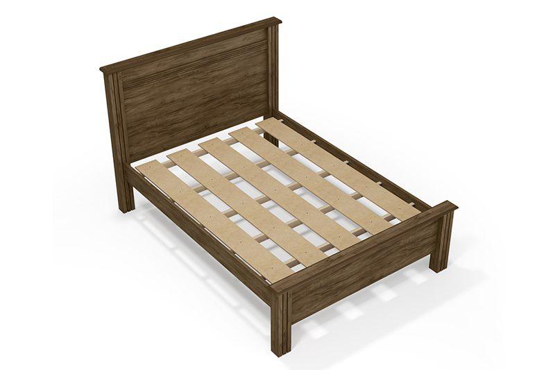 Imagem de Cama Casal 100% MDF Montreal - Lanza