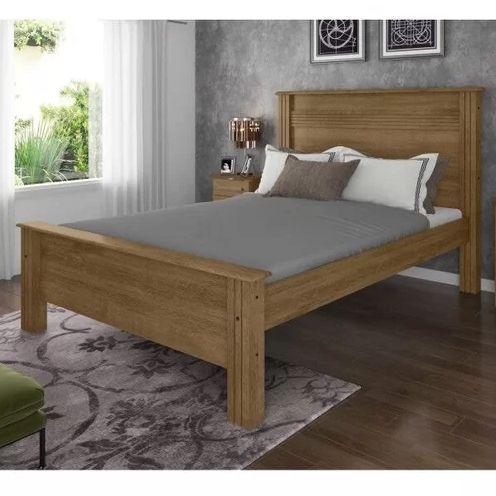 Imagem de Cama Casal 100% MDF Montreal - Lanza