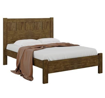 Imagem de Cama Casal 100% MDF - Primícia-Ypê - Móveis D'Doro