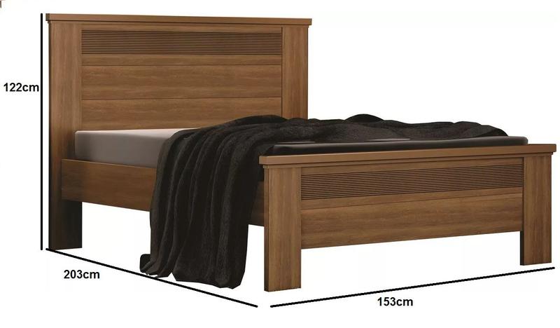 Cama Casal 1400 Paolo 100% Mdf Móveis Bettio Imagem de Cama Casal 1400 Paolo 100% Mdf Móveis Bettio