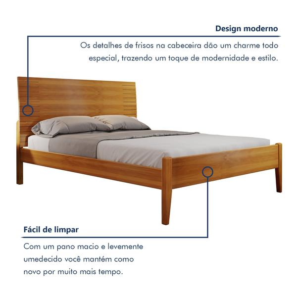 Imagem de Cama Casal 140cm Amazone