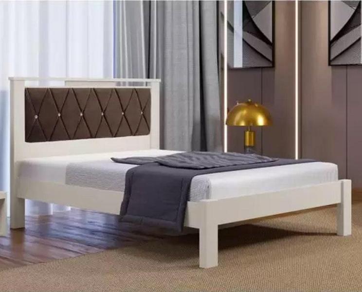 Imagem de Cama Casal Alaska Off White/Marrom - Carmolar