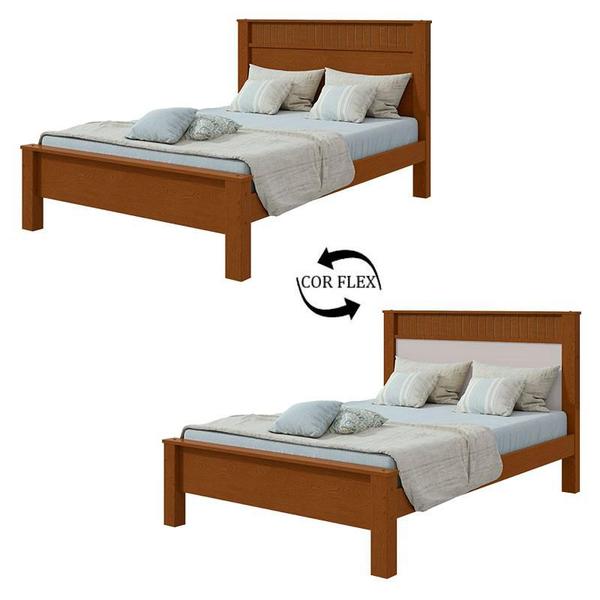 Imagem de Cama Casal Athenas 140 Frassino Off White Flex - Lopas