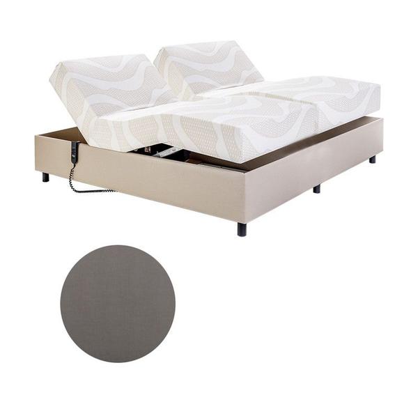 Imagem de Cama Casal Centauro Facto Slip Rato 140x200x64 cm Pilati