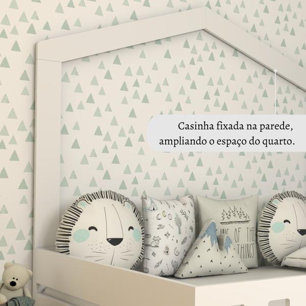 Imagem de Cama Casal Infantil com Casinha Montessori Play Timber