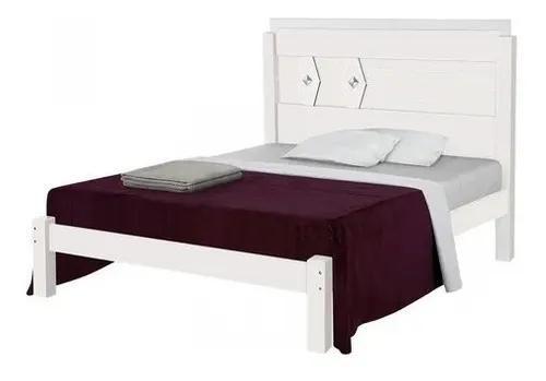 Imagem de Cama Casal Lívia em MDF P/ Colchões De 188x138cm - Lv Móveis