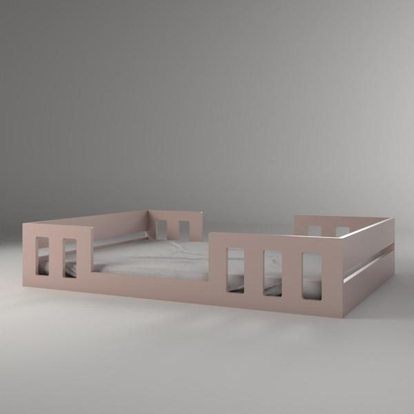 Imagem de Cama Casal Montessoriana Play Rosa