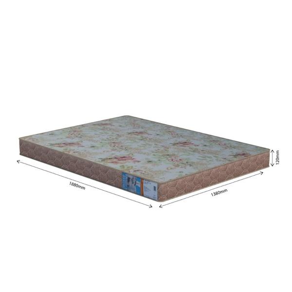 Imagem de Cama Casal Montessoriana Princesa 100% Mdf + Colchão 188x138 -Branca