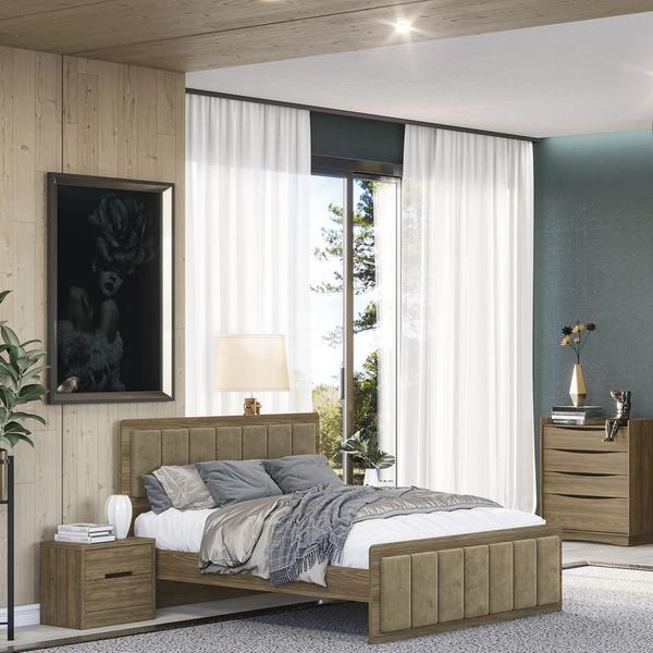 Imagem de Cama Casal para colchão 158x188 N830 Linha Dormitórios Kappesberg