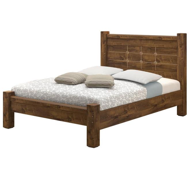 Imagem de Cama Casal Quarto Imperial C/ Colchão 130 cm