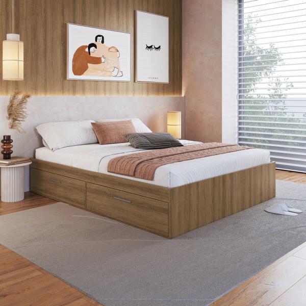 Imagem de Cama Casal Queen com 4 Portas 160 Tókio