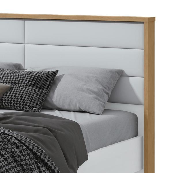 Imagem de Cama Casal Queen Freetown com LED - Móveis Lopas