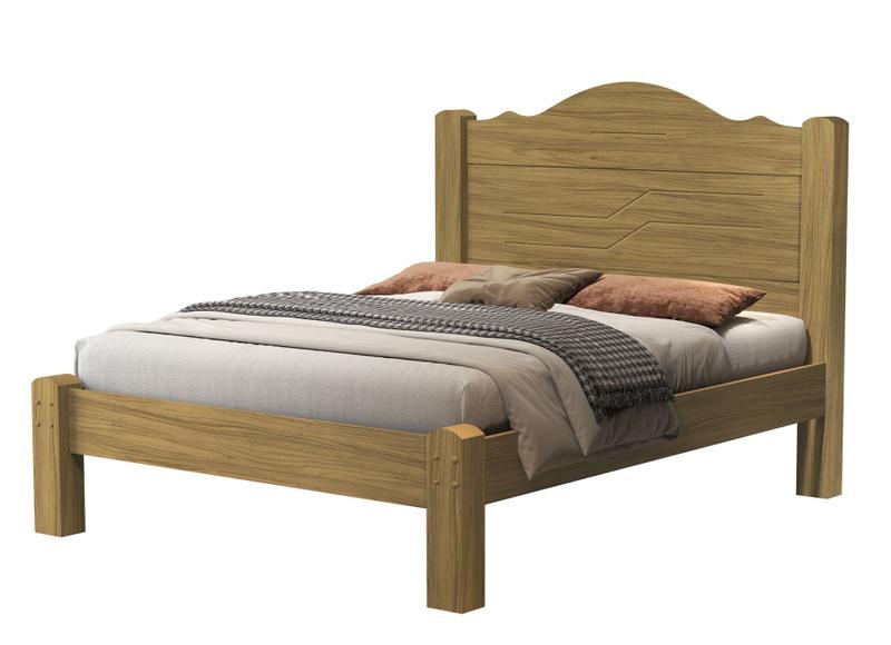 Imagem de Cama Casal Thalia Para Quarto mdf Moderna