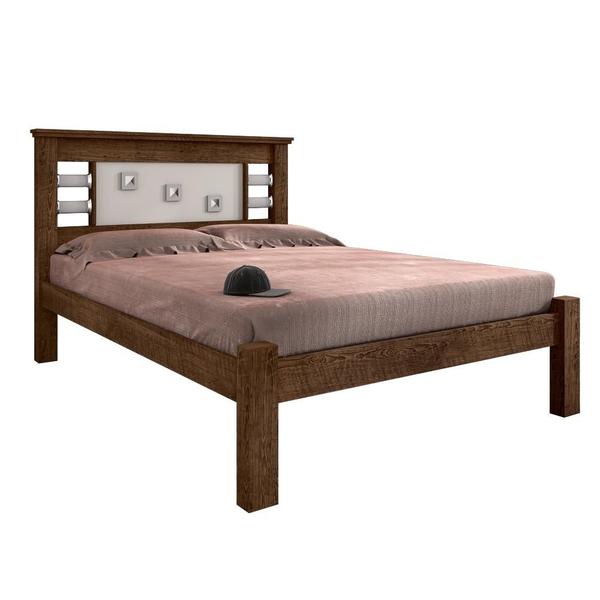 Imagem de Cama Casal Vaius Malbec Off White