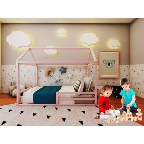 Imagem de Cama Casinha Infantil Ludika Mobilia