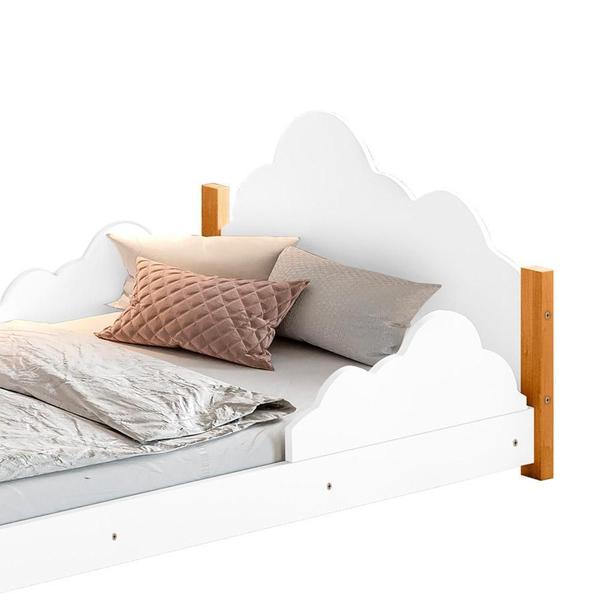 Imagem de Cama Cercadinho Cristal Gold Infantil Branco