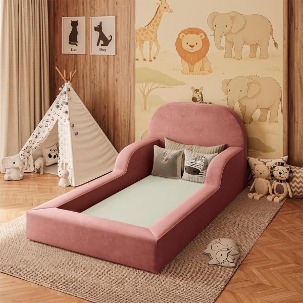 Cama Colchão Montessoriana Infantil Proteção Lateral Balaqui - Balaqui Decor Cama Colchão Montessoriana Infantil Proteção Lateral Balaqui - Balaqui Decor