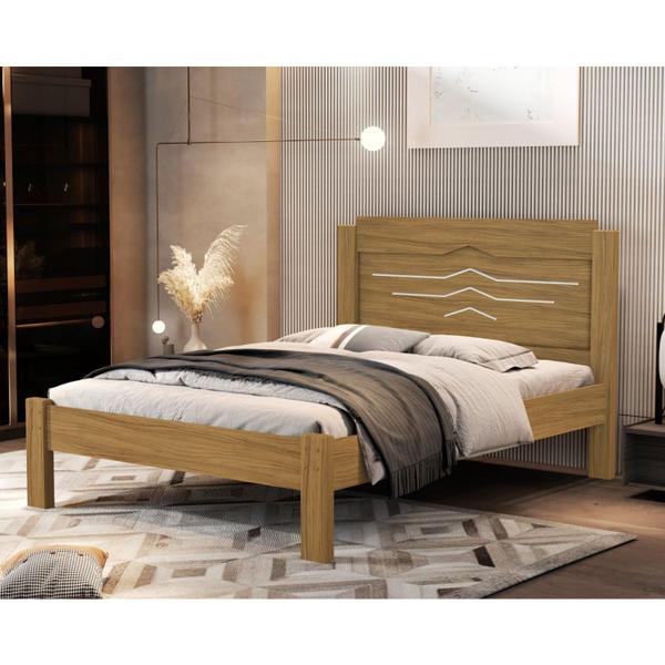 Imagem de Cama de Casal 100% Mdf 103,5x144x195cm Sofia