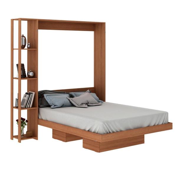 Imagem de Cama De Casal Articulável Multifuncional Vertical com Nichos