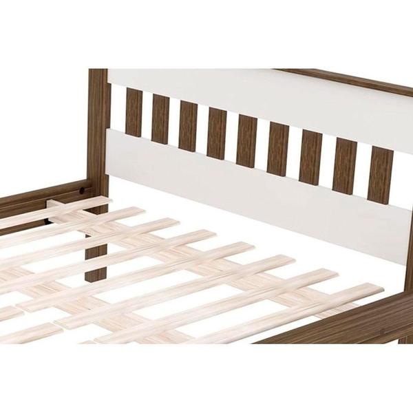 Imagem de Cama de Casal CM8007 Branco - Tecno Mobili