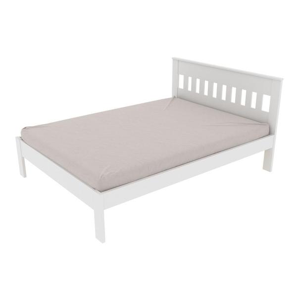 Imagem de Cama de Casal para Colchão 138 x 188 cm Multimóveis CR35011 Branca