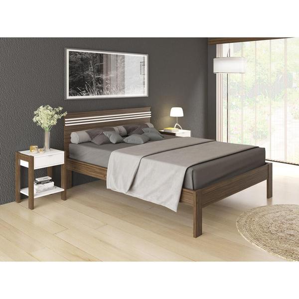 Imagem de Cama de Casal para Colchão 138 x 188cm Multimóveis VCR35013