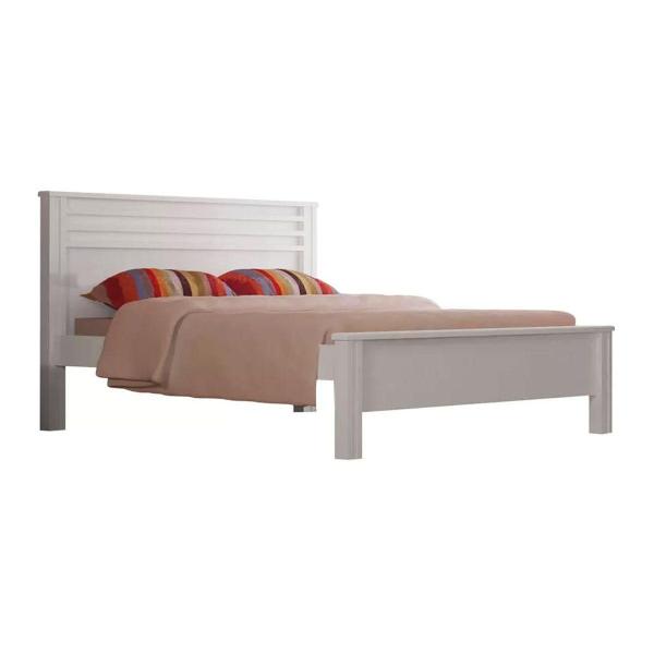 Imagem de Cama de Casal Verona Plus Branco - Novo Horizonte