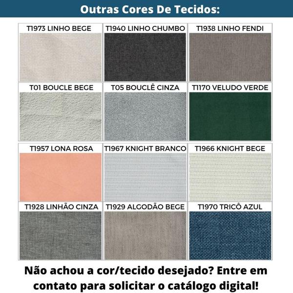 Imagem de Cama de Solteiro Ariel Daf para Colchão 88 cmcom Cabeceira Boucle Marfim Base Aço CarbonoPreto