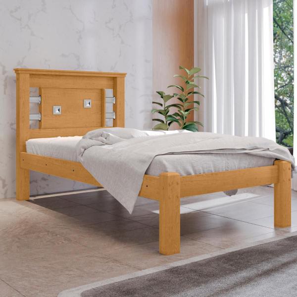 Imagem de Cama de Solteiro Flex Barretos Naturalle Off White