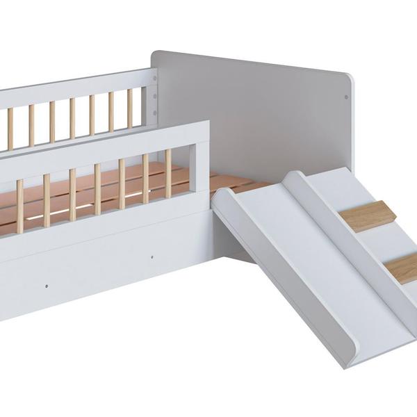 Imagem de Cama De Solteiro Infantil Branco Montessoriana