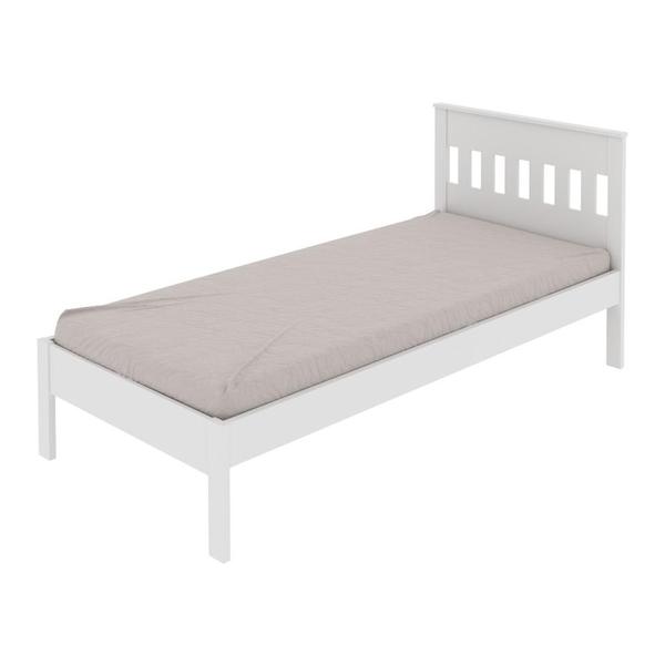 Imagem de Cama de Solteiro para Colchão 88 x 188 cm Multimóveis CR35010 Branca