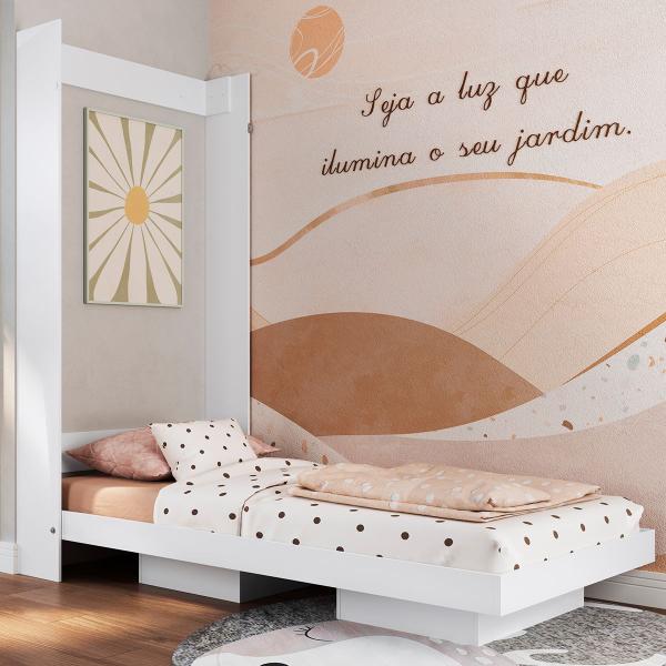 Imagem de Cama de Solteiro Vancouver Articulável 90 Branco - Art In Móveis