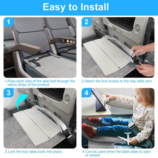 Cama de viagem de avião da criança, assento do apoio do pé do avião estender - COZYBONDER Imagem de Cama de viagem de avião da criança, assento do apoio do pé do avião estender