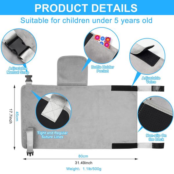 Cama de viagem de avião da criança, assento do apoio do pé do avião estender - COZYBONDER Imagem de Cama de viagem de avião da criança, assento do apoio do pé do avião estender