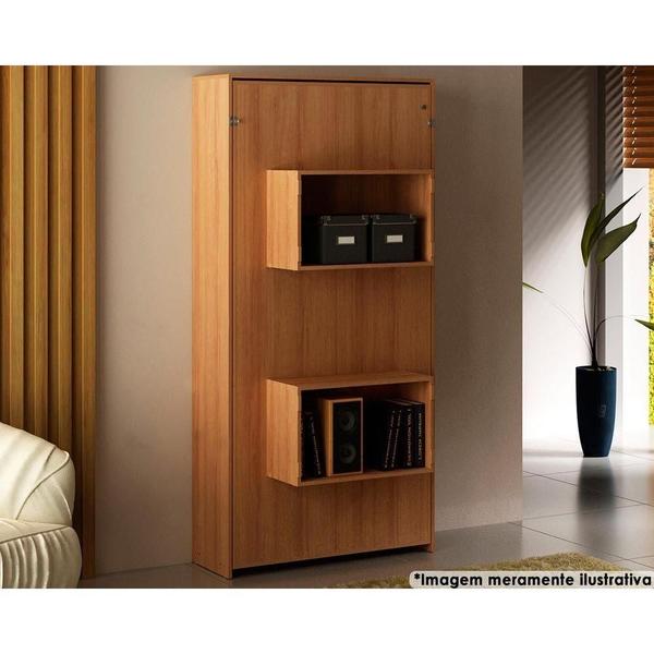 Cama Dobrável Multifuncional Articulada CM8015 Branco - Tecno Mobili Imagem de Cama Dobrável Multifuncional Articulada CM8015 Branco - Tecno Mobili