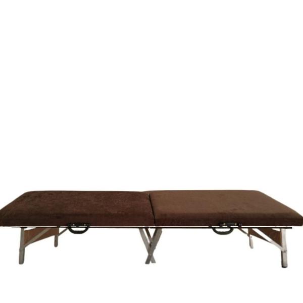 Imagem de Cama Dobrável Portátil Conjugada Premium  MARROM  Viagem/Camping/Alojamentos/Hospedes/Pousadas  - 230KG - ARTPUFF DO BRASIL -  MARROM, PRETO, CINZA