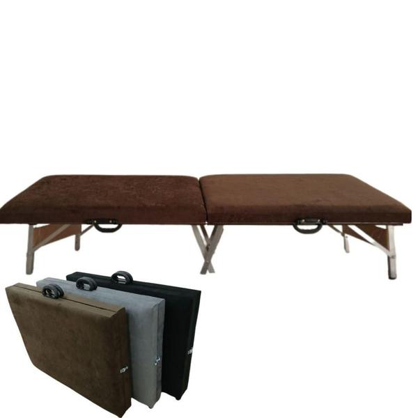 Imagem de Cama Dobrável Portátil Conjugada Premium  Viagem/Camping/Alojamentos/Hospedes/Pousadas  - 230KG - ARTPUFF DO BRASIL