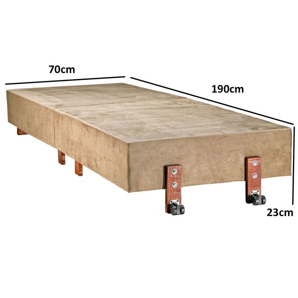 Imagem de Cama Dobrável, Solteiro de Abrir com Colchão Embutido 70cm x 190cm Kenko Premium