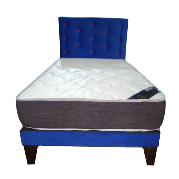 Imagem de Cama e colchão europeu tipo 1.5P Blue King Marver Classic