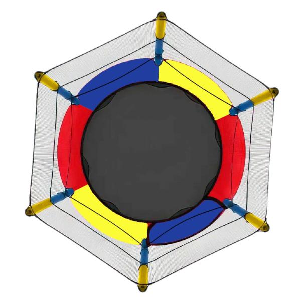 Imagem de Cama Elástica Pula Pula Divertido 1,4m Trampolim Até 100kg