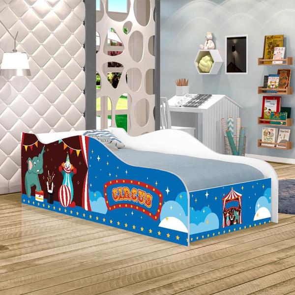 Cama Fun Circo Picadeiro Solteiro Com Colchão - CasaH Imagem de Cama Fun Circo Picadeiro Solteiro Com Colchão