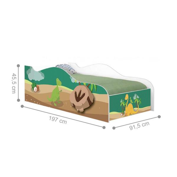 Imagem de Cama Fun Dinossauros Solteiro