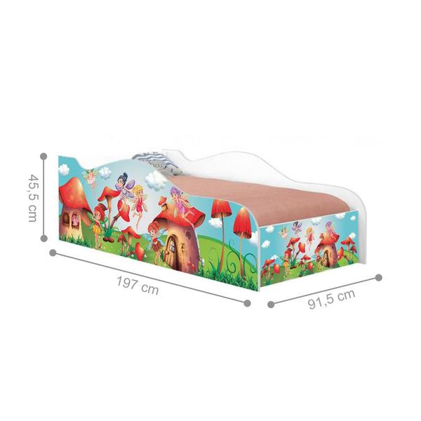 Imagem de Cama Fun Fadinhas Meninas Solteiro