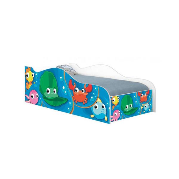 Cama Fun Fundo do Mar Peixes Solteiro Com Colchão - CasaH Imagem de Cama Fun Fundo do Mar Peixes Solteiro Com Colchão